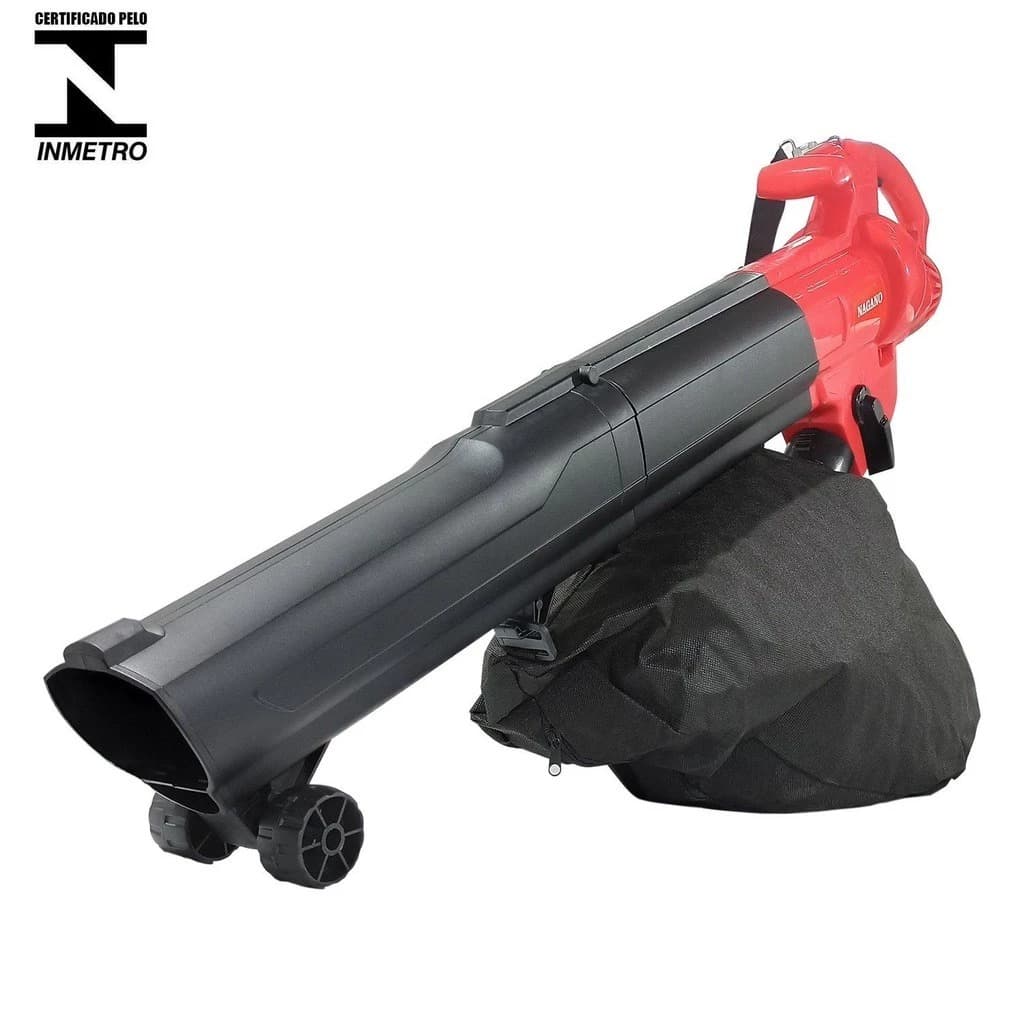 Soprador Aspirador Triturador de Folhas Elétrico 3 em 1 - 2500W 220v