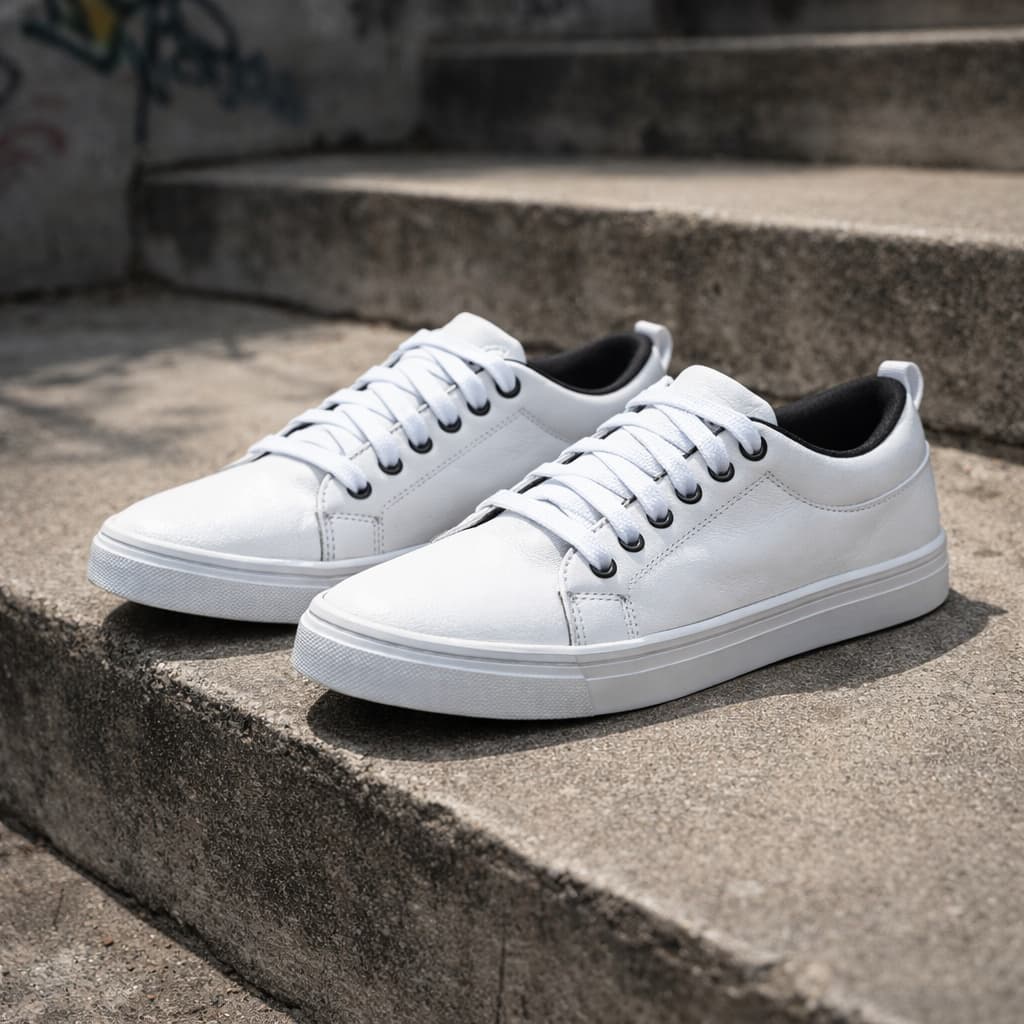 Sapatênis Masculino Casual Minimalista Liso Estilo Old Money Solado Baixo