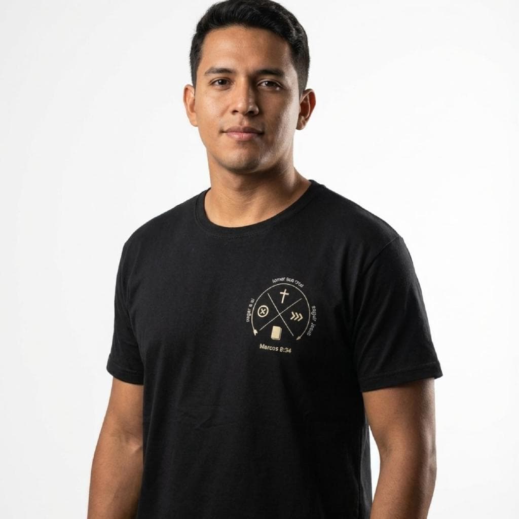 Camiseta cristã unisex - camiseta oversize -camisa básica