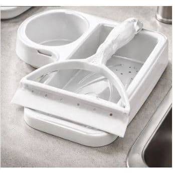 Kit Rodinho De Pia Com Porta Detergente Casa Cozinha