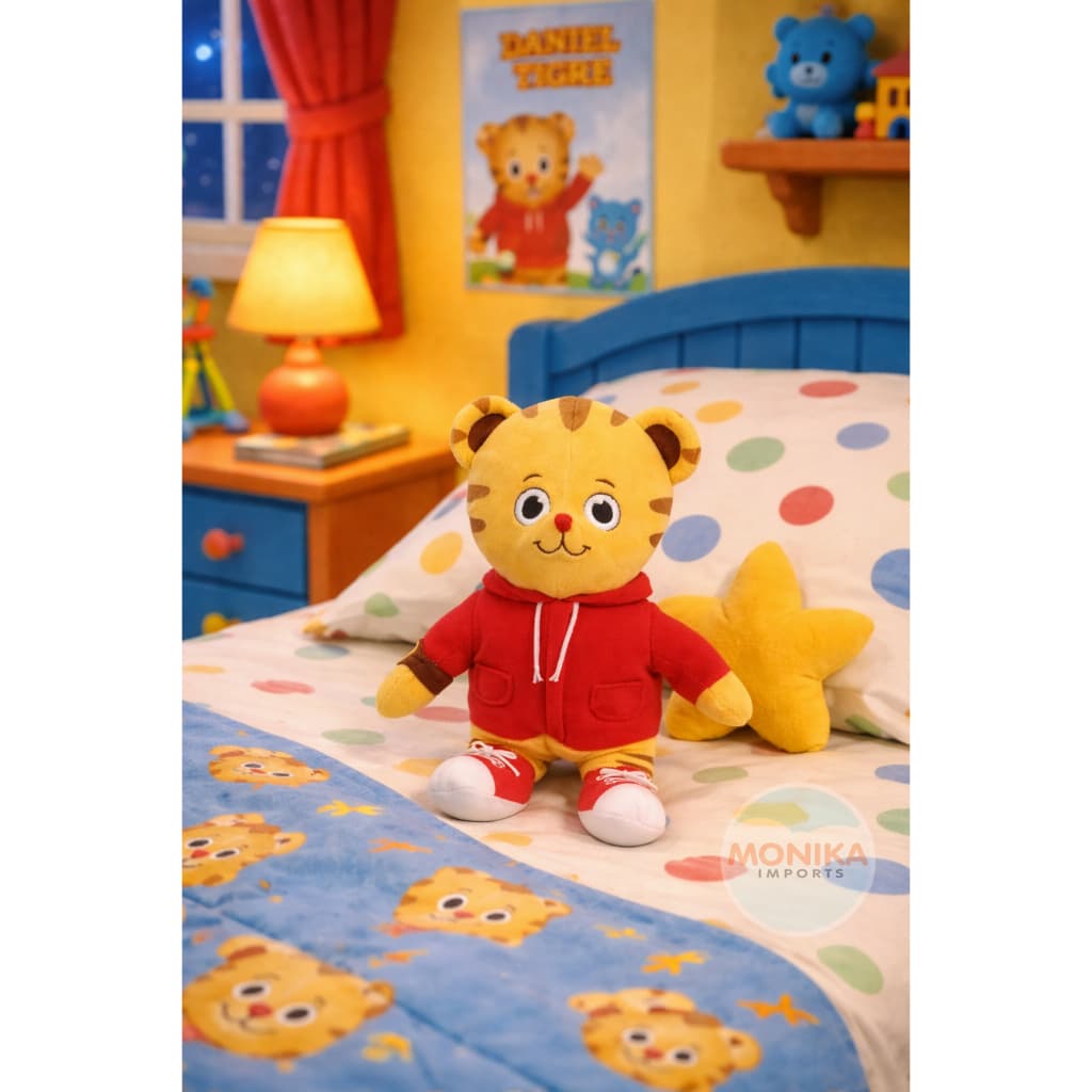 Pelúcia Daniel Tigre 20cm Super Macia Fofo Boneco Infantil Presente Criança Pronta Entrega
