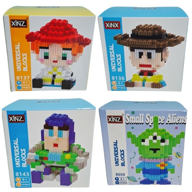 Lego Mini Blocos de Montar Toy Story – Personagens 3D +500 Peças