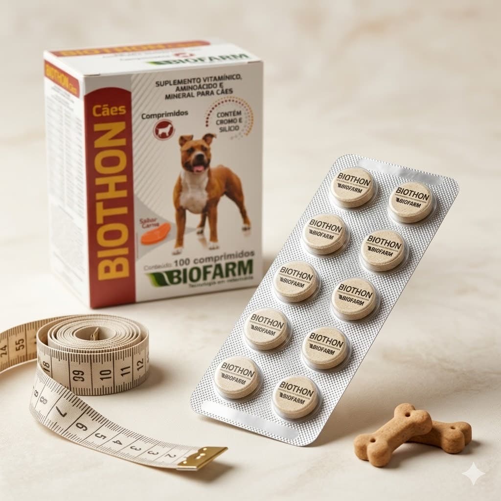 Biothon Suplemento Vitaminico Engorda Cães - 10 comprimidos