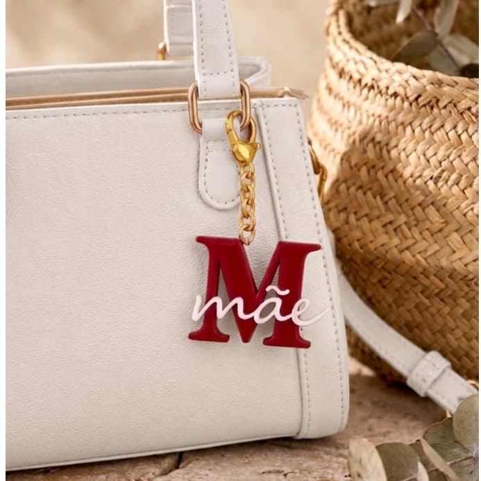 Chaveiro “Mãe” Personalizado em 3D – Presente Perfeito para o Dia das Mães