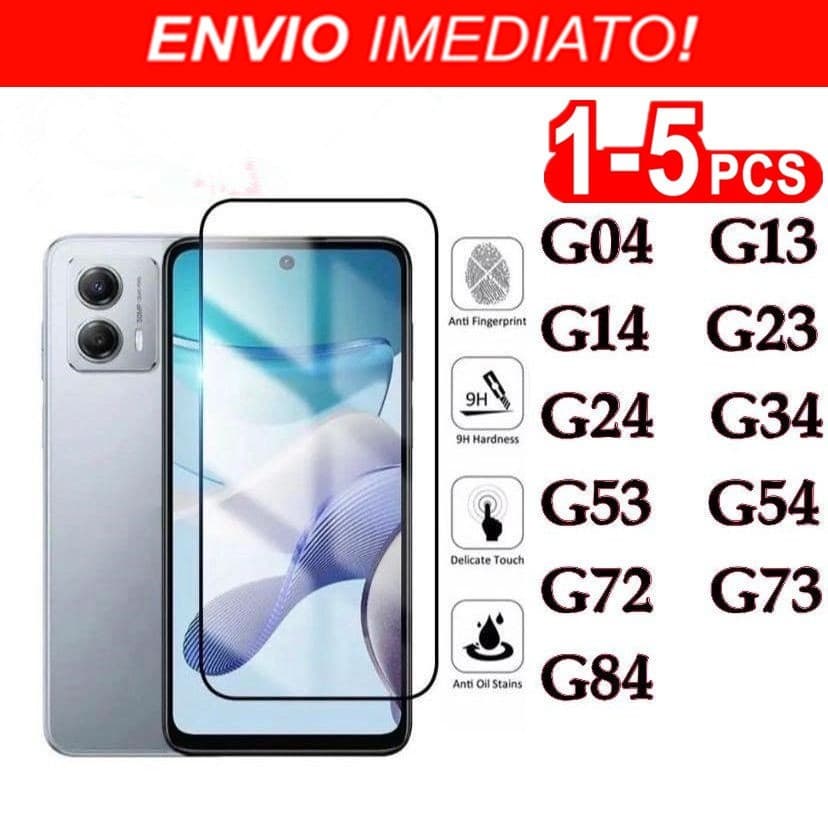 Película De Vidro 3D Moto G04 G13 G14 G23 G24 G34 G53 G54 G72 G73 G84