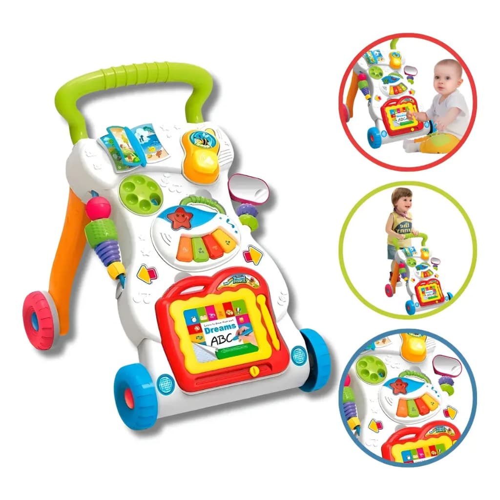 Andador Educativo Musical Didático 8 Brinquedos Baby Style