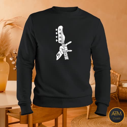 Moletom Adulto Contra Baixo Baixista Musica Moda Inverno Envio Imediato