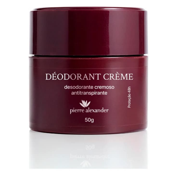 Desodorante Creme Pierre Alexander 50g - Proteção 48h e Fragrância Suave
