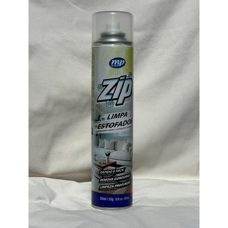 Limpa Estofados Spray Espuma Removedor de Manchas Sofá Carro Tapete Limpeza Profunda Zip 1 Unidade