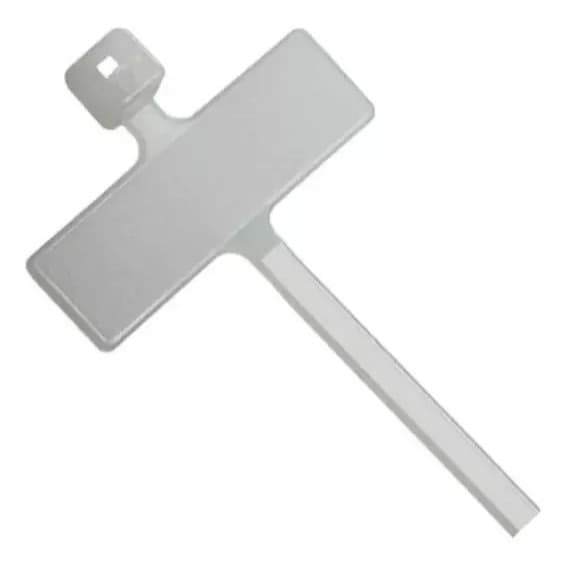 Abraçadeira Nylon Para Identificação 2,5x200mm Pacote Com 100 Peças