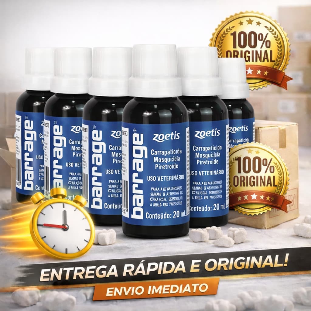 Barrage Zoetis, Carrapaticida e mosquicida original