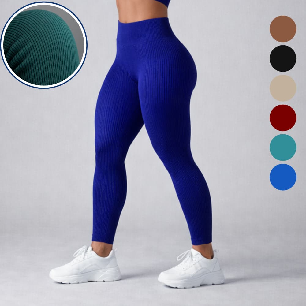 Calça Legging Academia Feminina Canelado Premium  Fitness Cintura Alta Sem Transparência