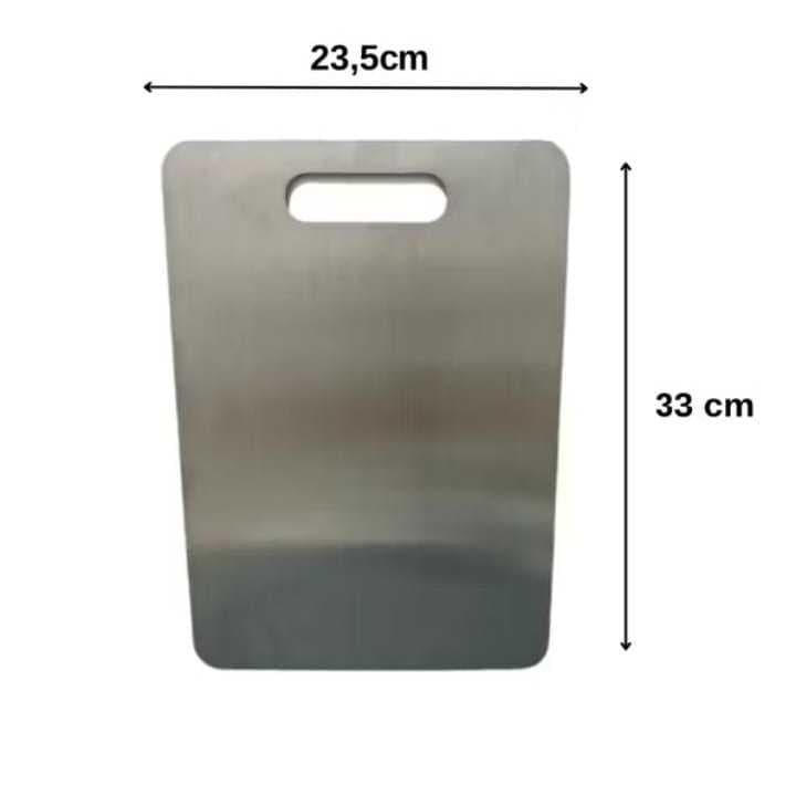 Tábua De Corte De INOX Para Cozinha Taboa Churrasco Carne