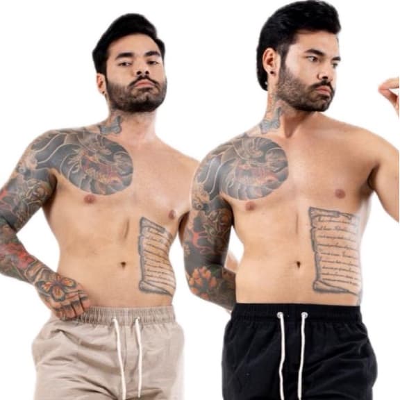 Kit 2 short mauricinho linho premium casual slim sarja colorida moda masculina bermuda despojada