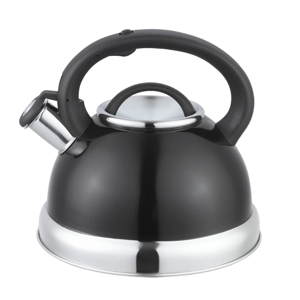 Chaleira Aço Inox com Apito 3/2 Litros com alça Unitermi Diversas Cores