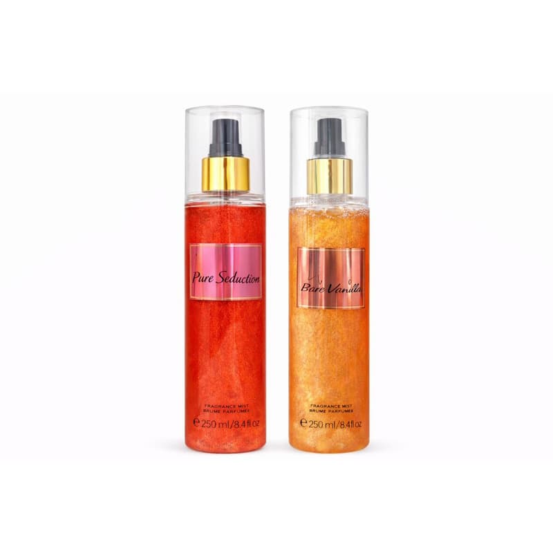 Kit 2 Body Splash vanila e pure 250ml