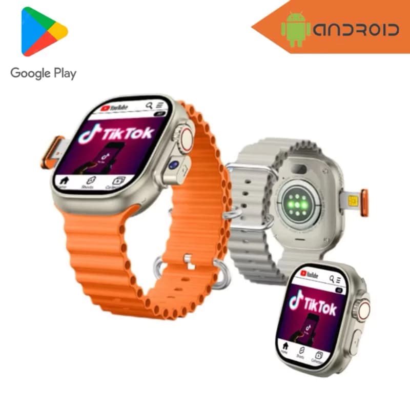 SmartWatch Hw Ultra 2 Call 5G Com Câmera Android IOS Tela Super Amoled 2GB RAM 16GB WI-FI