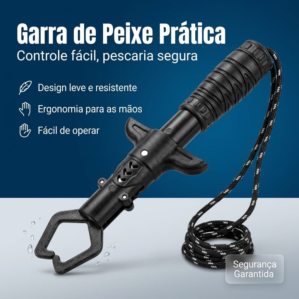 Alicate De Contenção Garra Peixe Alumínio KYQ-001