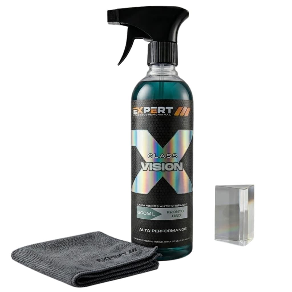Glass Vision Expert 500ml Limpa Vidro Antiembaçante Veicular Remove Manchas