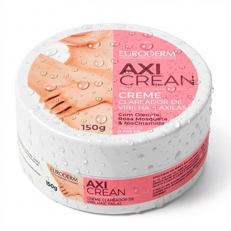Creme Clareador Axila e Virilha 150g Auxilia em Manchas Hidrata e Uniformiza o Tom da Pele