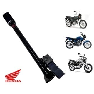 CAVALETE LATERAL CG TITAN FAN 125 150 160 COM BORRACHA RESISTENTE ENCAIXE PERFEITO TOP