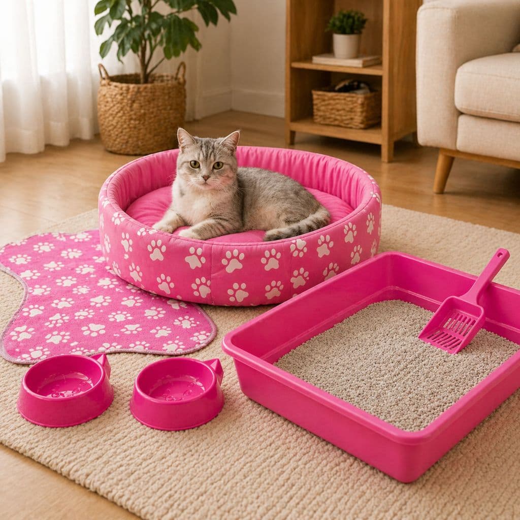Kit para Gato Caminha de Gato + Caixa de Areia + Areia de Mandioca Cat Bio Felino