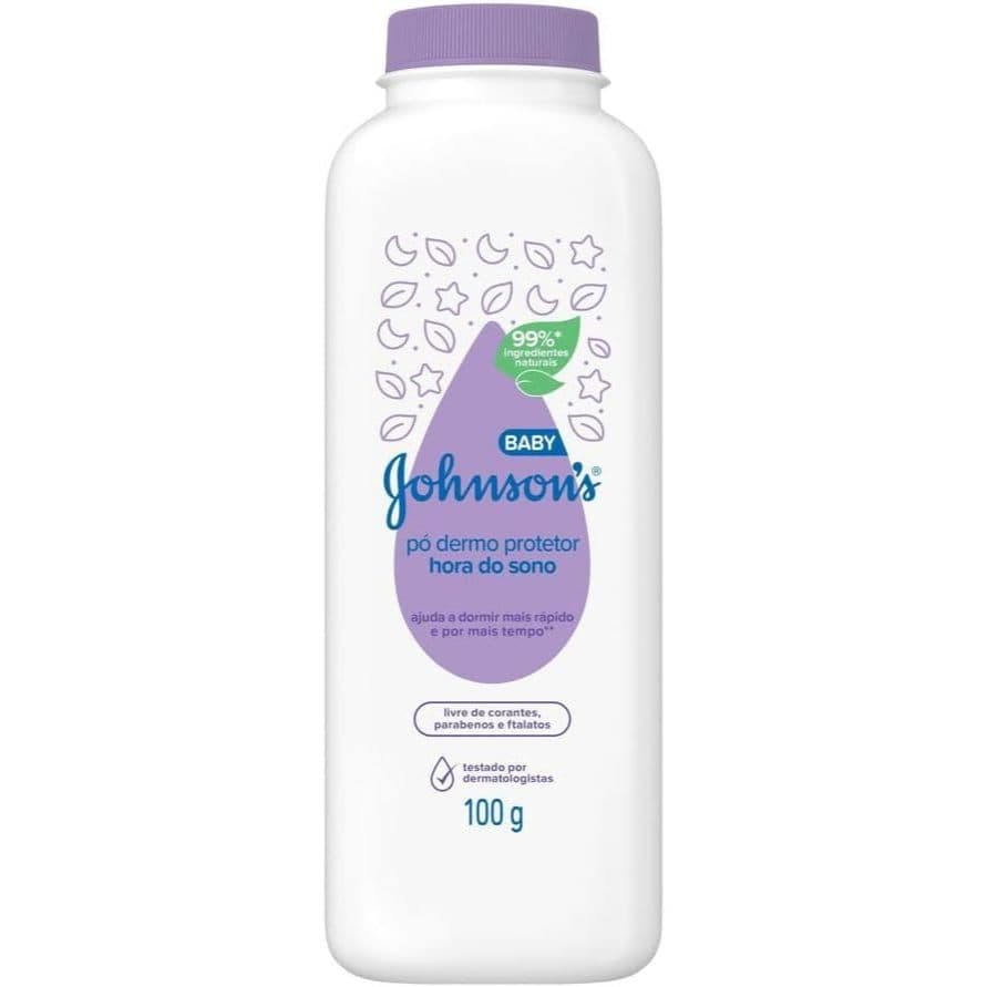 Talco para Bebê Criança  em Pó JOHNSON'S® Baby Hora do Sono 100g