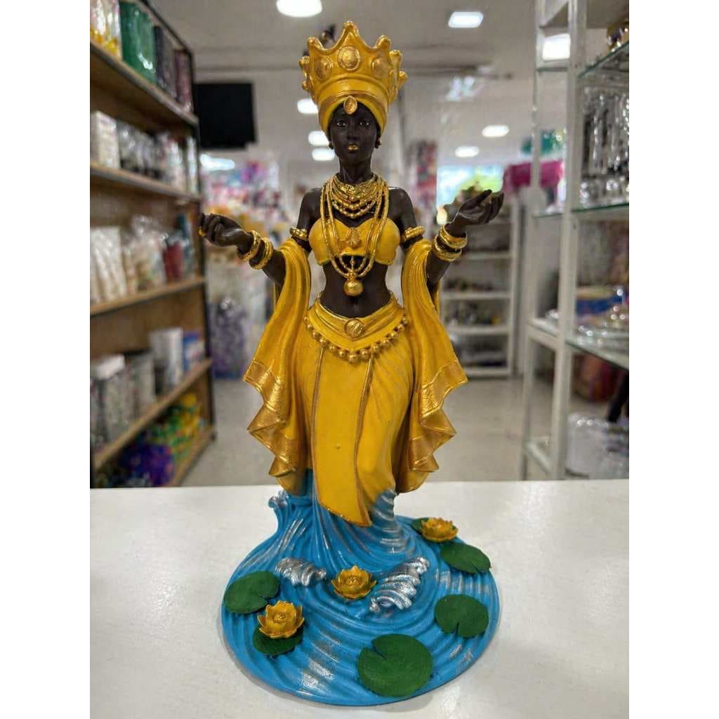 Imagem Orixá Oxum 21cm Decorativa Luxo