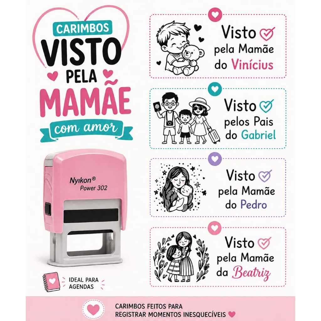 VISTO PELA MAMÃE / AGENDA/  ✔️ ENVIO RÁPIDO