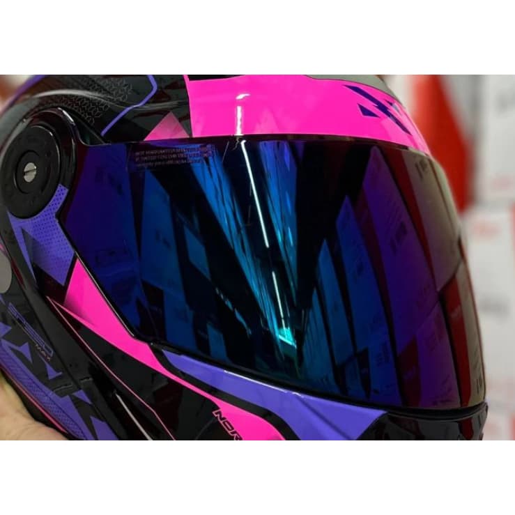 VISEIRA CAPACETE NORISK FF345 ROUTE FF370 CAMALEÃO POLIVISOR ALTA QUALIDADE PROTEÇÃO UV ANTI RISCO