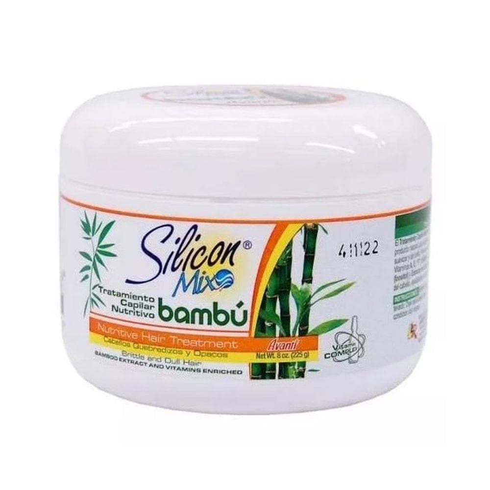 Máscara Capilar Nutritiva com Bambu - Nutrição, Regeneração e Fortalecimento de Fios 225g
