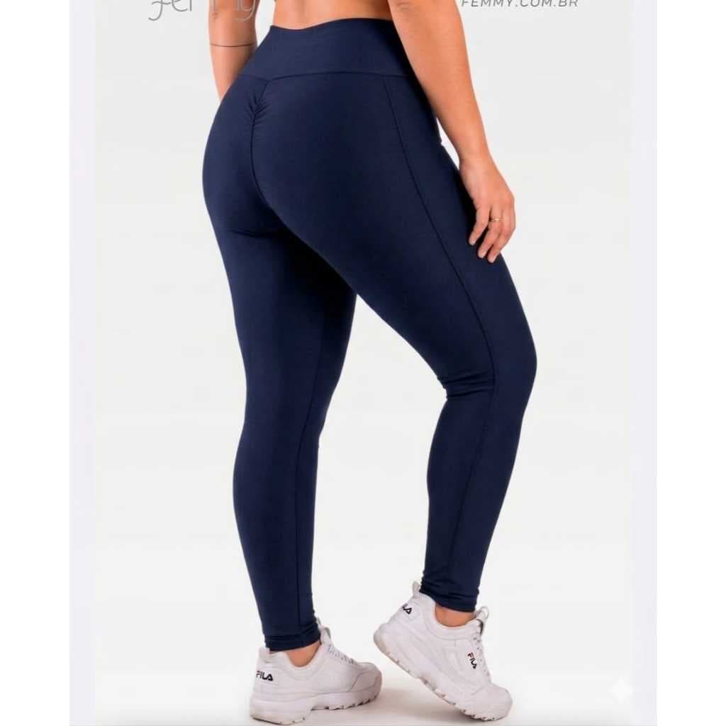 Calça Legging Feminina Tecido Grosso Cos Alto Não Fica Transparente Promoção Leg Academia Fitness