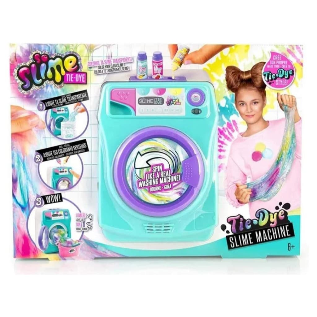 Brinquedo Educativo Kit Máquina Lavar Brinquedo Slime Machine Tie Dye Da Fun Lançamento