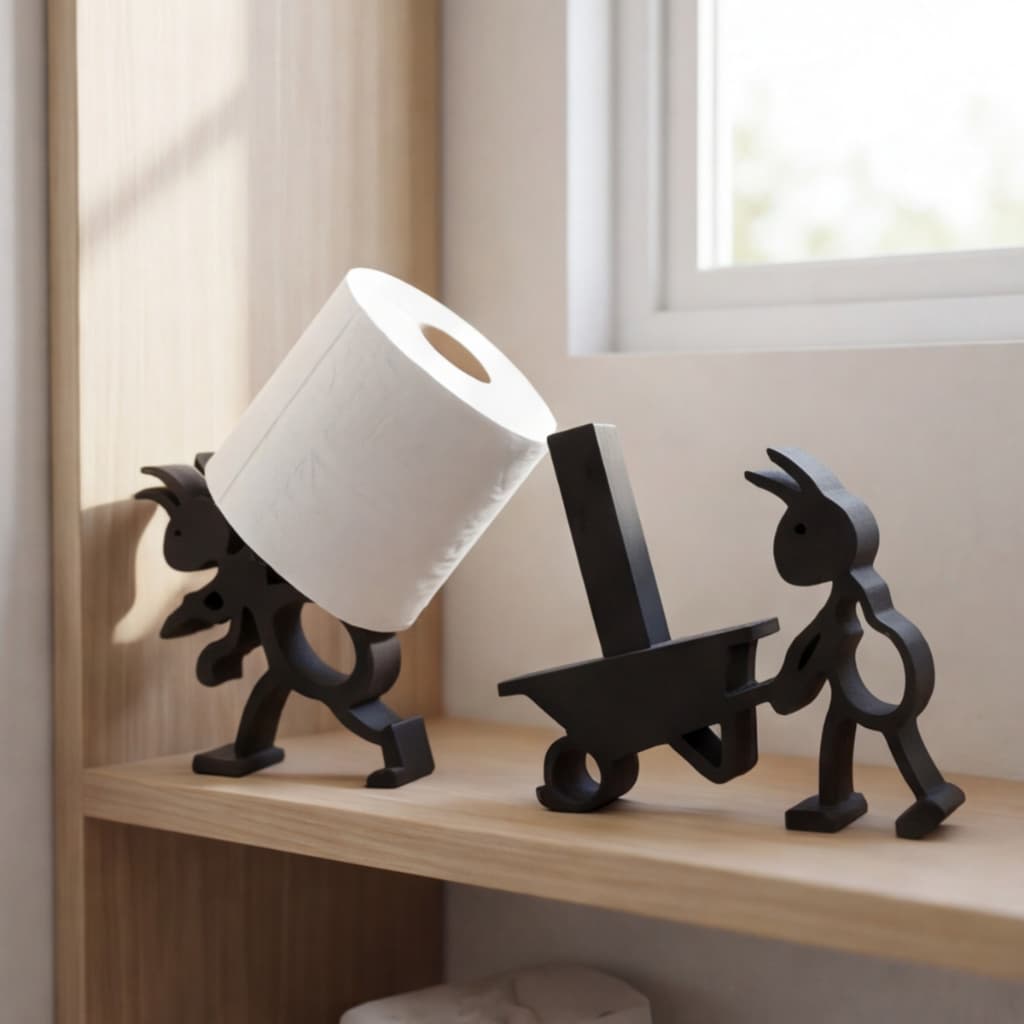Suporte Papel Higiênico Criativo Formiga Porta Rolo Banheiro Decoração Criativo Banheiro Moderno