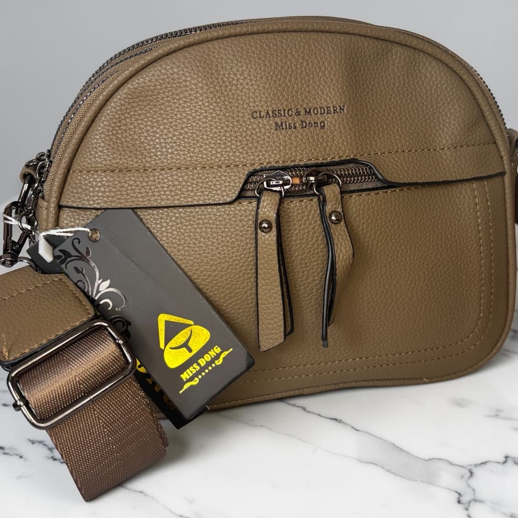 Bolsa Feminina Tamanho Média Tiracolo Transversal de Lado com Alça Larga Social Elegante Couro