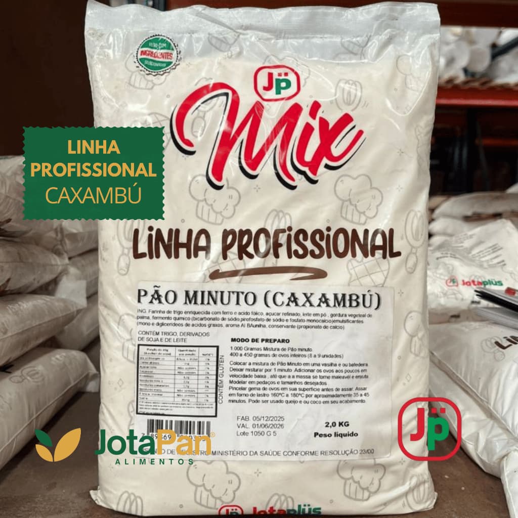 Mistura Para Pão Minuto (caxambú) 1kg - Jp Mix