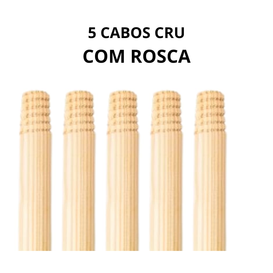 5 CABOS CRU COM ROSCA 23MM 120CM