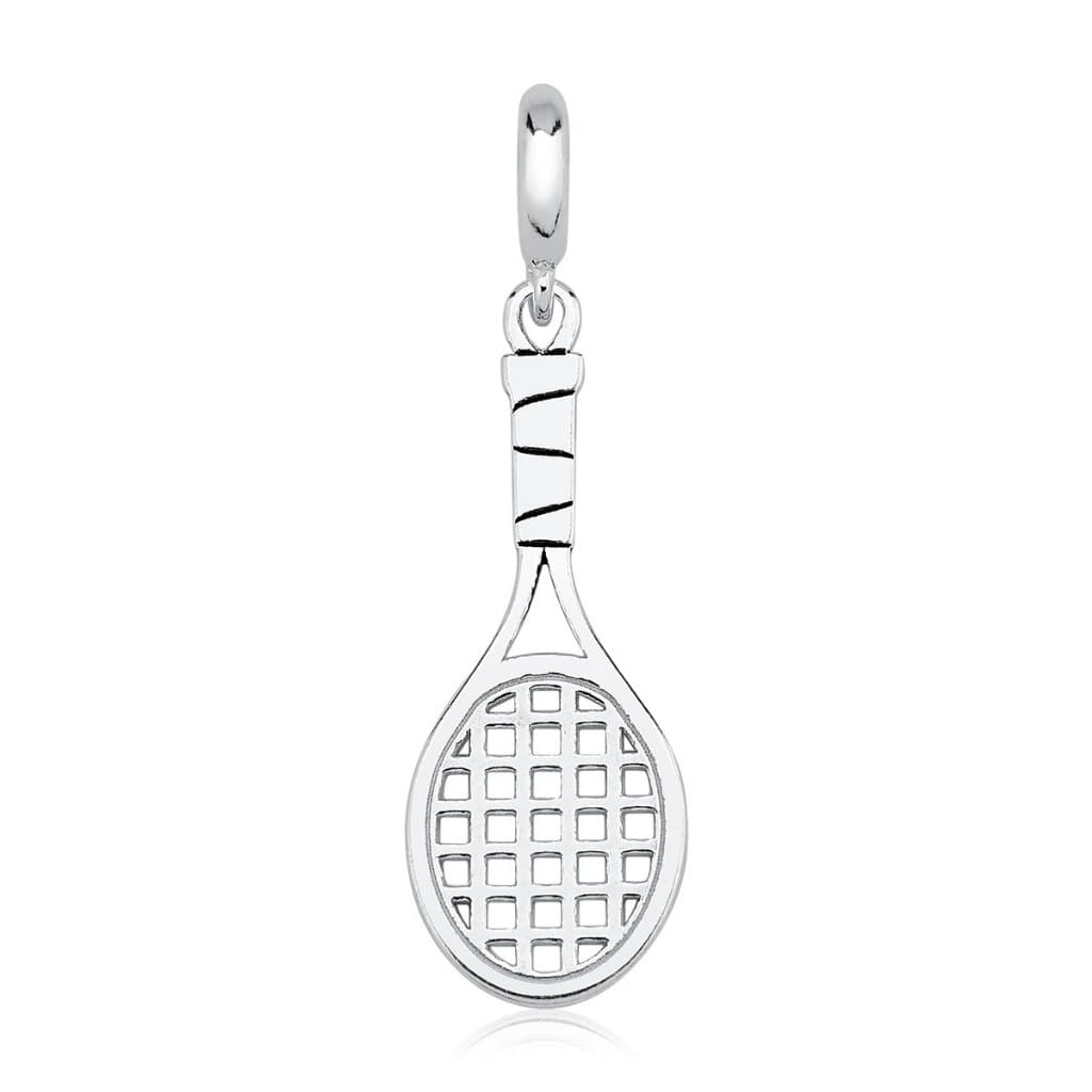 Berloque de Prata 925 Raquete de Beach Tennis