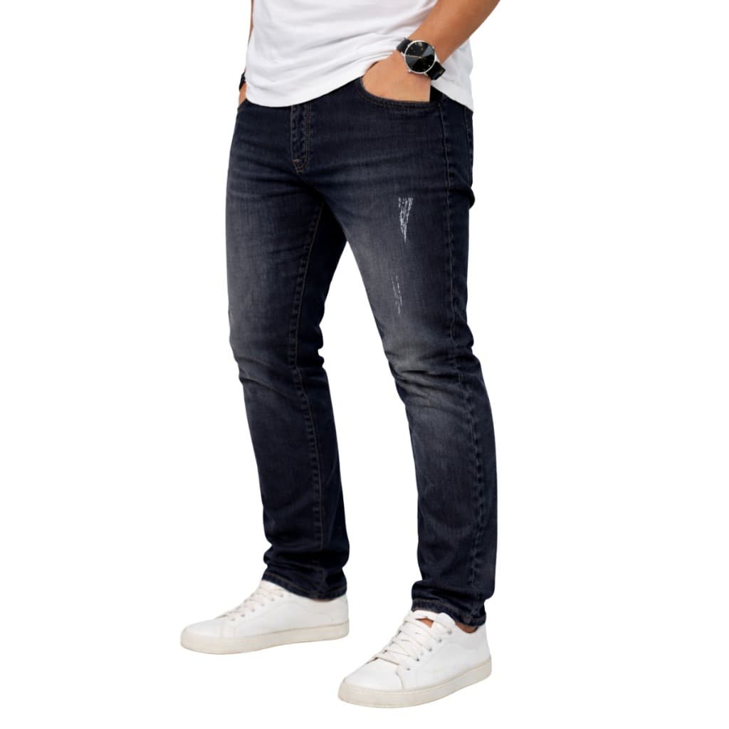 Calça Jeans Slim Masculina Premium Com Lycra Elastano - Não Desbota | Qualidade Garantida Presente Pai