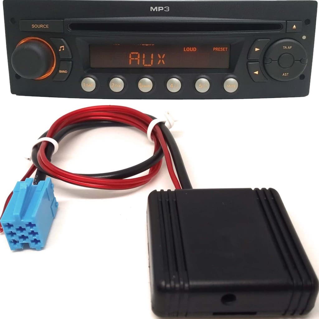 Interface Áudio Bluetooth Peugeot 206 Do Rádio Rfm-1 Com Aux