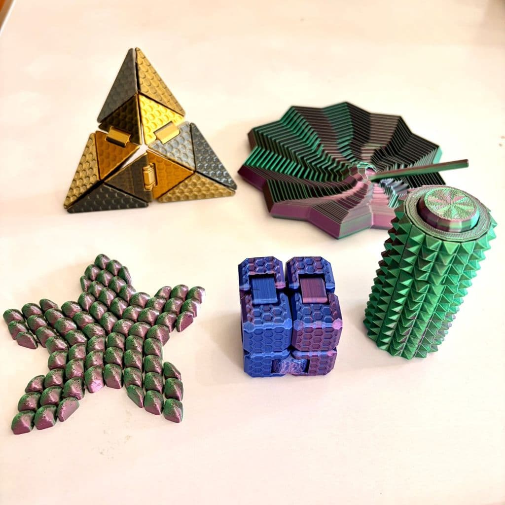 Brinquedos Sensoriais Fidget Autismo Regulação Emocional Anti Ansiedade Stress TDAH TEA