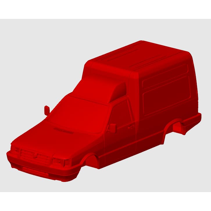 Miniatura Fiat Fiorio 1/32 14CM Colecionável Detalhada