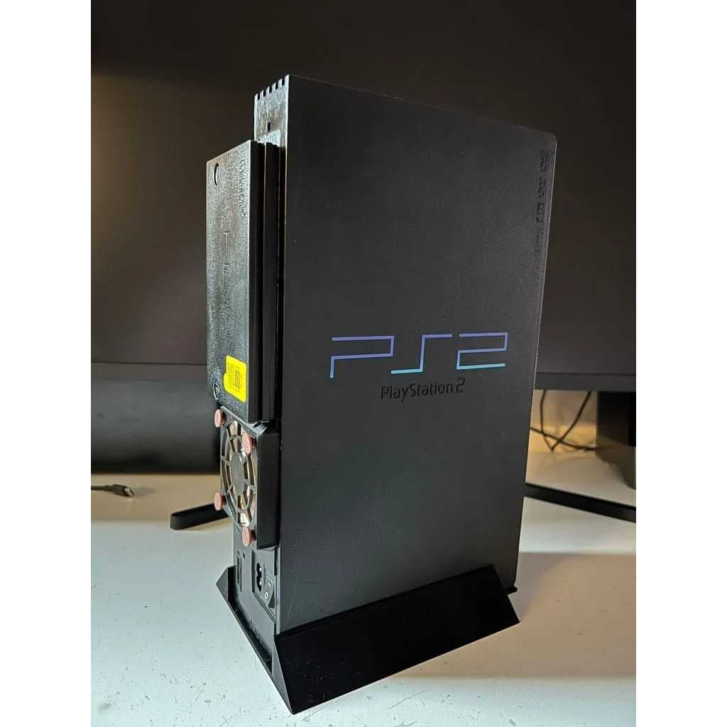 Suporte PS 2 Vertical Playstation 2 FAT | Suporte Para Colocar O Playstation 2 Na Vertical