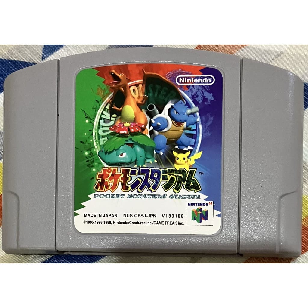 🎮 Jogo Nintendo 64 Japonês – Pokémon Stadium Original 🇯🇵