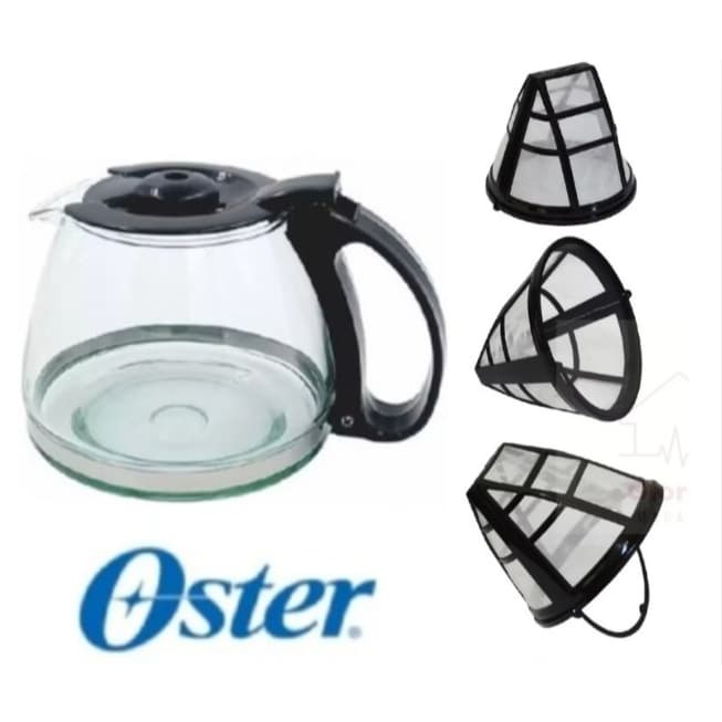 Jarra e FiltroPermanente Cafeteira Oster  OCAF-500  30 xicaras Programável