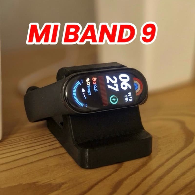 Suporte de Carregamento para Mi Band 9 Base Dock Organizador de Mesa para Smartband várias cores