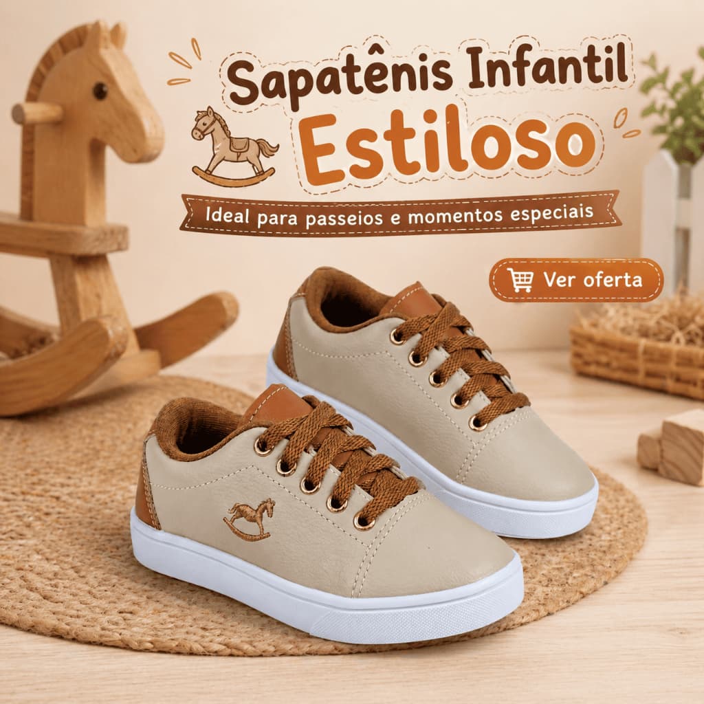 Sapatenis Infantil Menino | Ideal Para Passeios Com Conforto e Estilo Para Seu Menino | COMPRE JÁ!