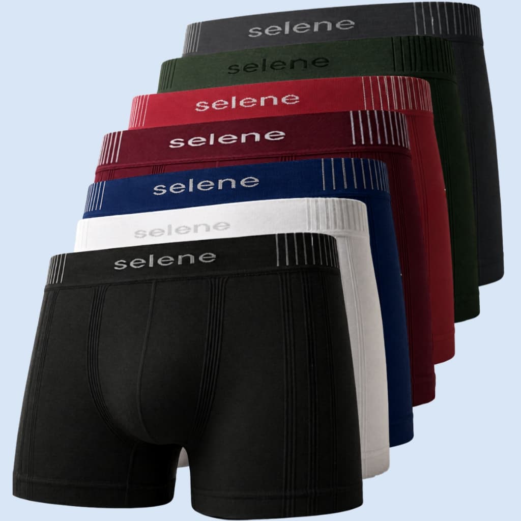 Cueca Box Selene Durabilidade Casual Poliamida Respirável Conforto