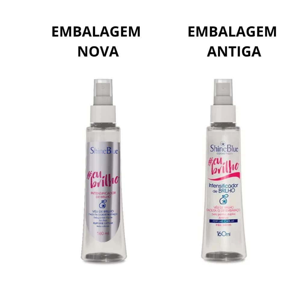 Finalizador Shine Blue #eu Intensificador De Brilho 160ml
