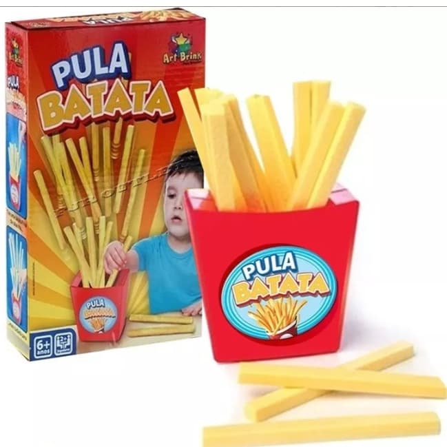 Pula Batata Puxa Art Brink Jogo Batatinha Brinquedo Criança